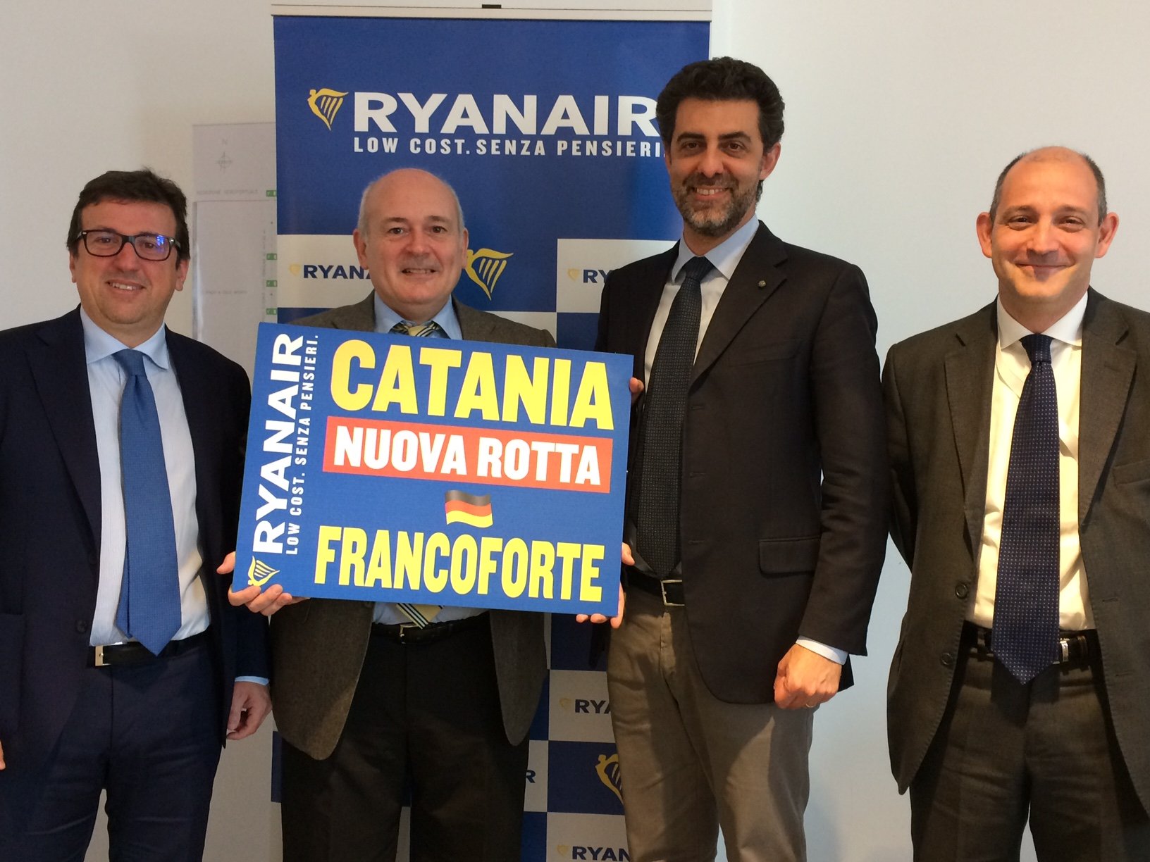 Ryanair lancia la programmazione per linverno 2017/2018 da Catania